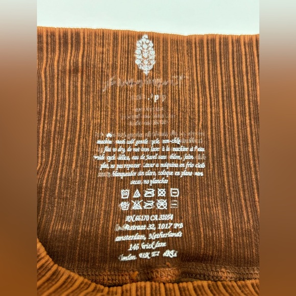 Free People Movement Bike Shorts NEW Women XS/S Good Karma High Rise Amber - Picture 7 of 16